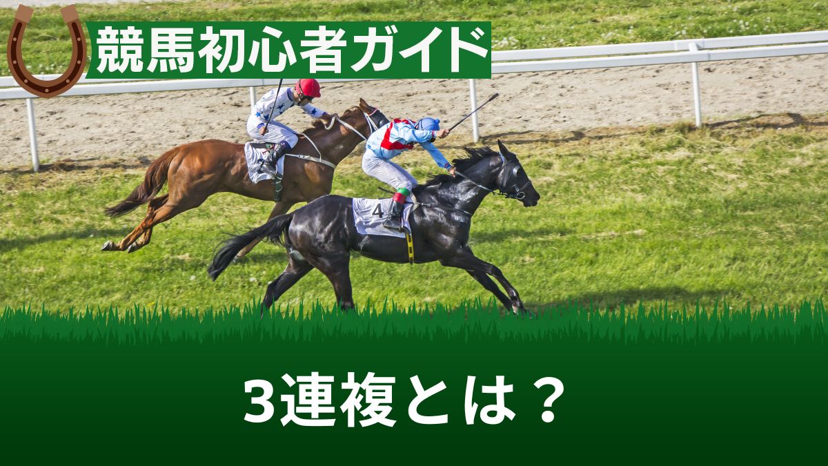 競馬の3連複とは?計算方法・的中確率・平均&最高配当など徹底解説【買い方あり】